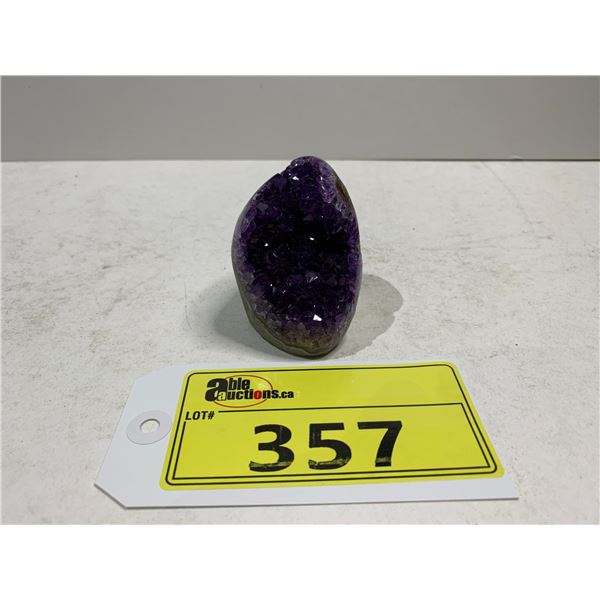 NATURAL URUGUAYAN AMETHYST GEODE RETAIL $800 APPROX 2-1/2X2"