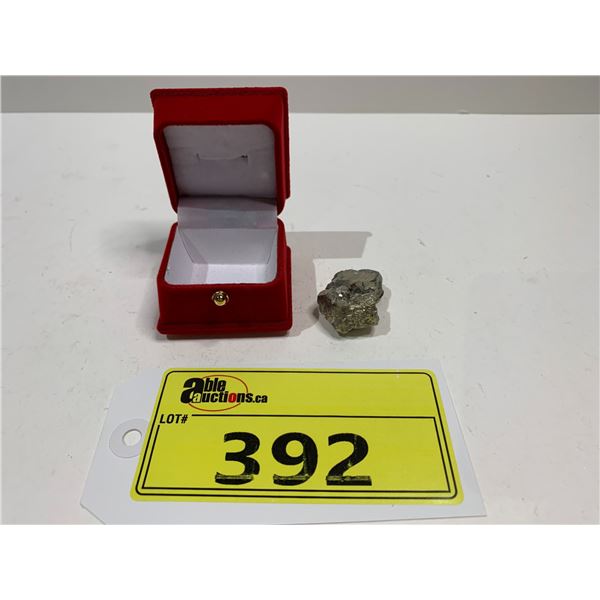 GENUINE PYRITE CLUSTER SPECIMEN (PERU) RETAIL $500 APPROX 1/2"X1-1/2"
