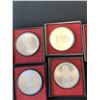 Image 2 : 1967 CANADA CENTENNIAL SILVER COIN COLLECTION, 1976 MONTREAL OLYMPIC ELIZABETH