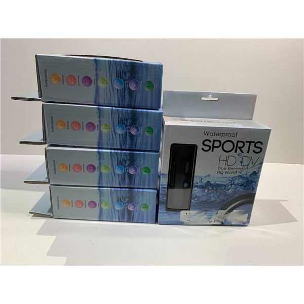 5 WATERPROOF SPORTS HD DV CAMERAS