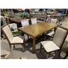 Image 2 : DINING TABLE (71X42") WITH 6 CHAIRS (COSMETIC DAMAGE ON TABLE & CHAIRS)