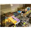 Image 2 : SHELF LOT OF ASSORTED COOKBOOKS, NOVELS, ASSORTED TEA