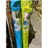 Image 2 : LOT OF 2 OUTDOOR UMBRELLAS, LEVEL, GARDENING TOOLS AND MORE