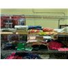 Image 2 : 5 SHELVES OF ASSORTED CLOTHING INCLUDING; CALVIN KLEIN UNDERWEAR, AMERICAN EAGLE SHIRTS, JEANS,