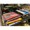 Image 2 : 3 SHELVES OF ASSORTED RECORDS, FABRIC STORAGE BINS, MOVIES AND MORE