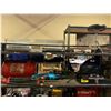 Image 2 : 4 SHELVES OF ASSORTED TOOLS, TOOL KITS AND MORE