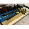 Image 2 : SHELF LOT OF SAW HORSES AND MORE