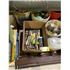 Image 2 : PALLET OF ASSORTED ITEMS INCLUDING; GAS CAN, CLEANER, PAINTING SUPPLIES AND MORE