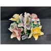 Image 2 : CAPODIMONTE FLOWER BASKET APPROX 12"X12"