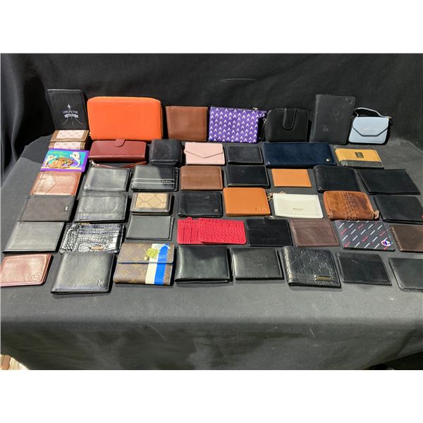 *UNKNOWN AUTHENTICITY* BAG OF ASSORTED WALLETS INCLUDING; ROMPANERO, GUCCI, CHAMPION & MORE