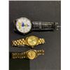 Image 2 : 5 ASSORTED LADIES WATCHES INCLUDING; SEIKO, FOSSIL, GUESS, GRUEN & DISNEY