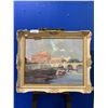 Image 1 : FRAMED OIL ON CANVAS BY ROBERT E WOOD OF ROME #438 APPROX 36"X31"