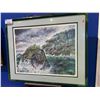 Image 1 : FRAMED LEP (30/300) BY NOEL WATTERS TITLED "SPIRITS OF THE STORM" APPROX 38"X32"