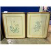 Image 1 : 2 FRAMED ARTIST SIGNED LEPS TITLED "FLORAL DESIGN" APPROX 25"X31" (10/600) & "WESTERN AZALEA"