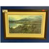 Image 1 : FRAMED LEP (679/695) BY MARLIN WILSON TITLED "AUTUMN EVENING" APPROX 36"X25"