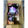 Image 2 : 2 UNICORN GLOW LIGHTS, BOX OF CHILDREN'S BACKPACKS AND BOX OF CONFETTI WANDS