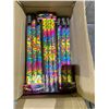 Image 4 : 2 UNICORN GLOW LIGHTS, BOX OF CHILDREN'S BACKPACKS AND BOX OF CONFETTI WANDS