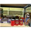 Image 3 : SHELF OF ASSORTED BOARD GAMES; MONOPOLY, RISK, CATAN, JENGA AND MORE
