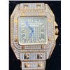 Image 2 : IMITATION YELLOW WITH DIAMONDS LOOKWORLD WATCH