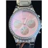 Image 3 : SILVER AND PINK LADIES GUESS WATCH WITH HALF BOX