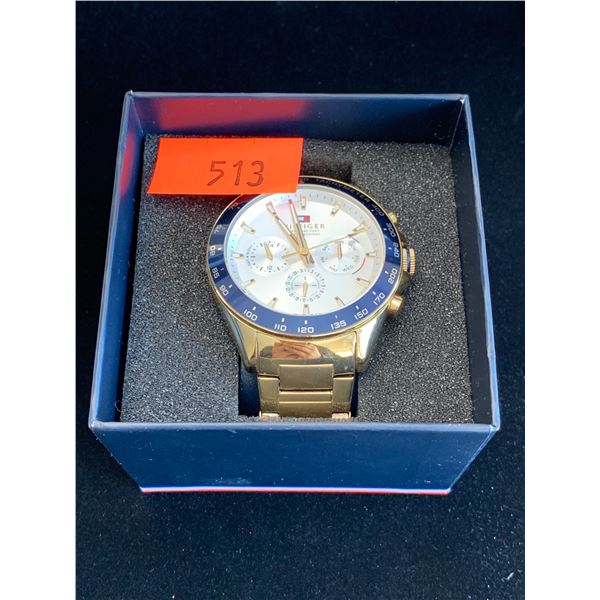 IMITATION TACHYMETER TOMMY HILFIGER WATCH WITH HALF BOX