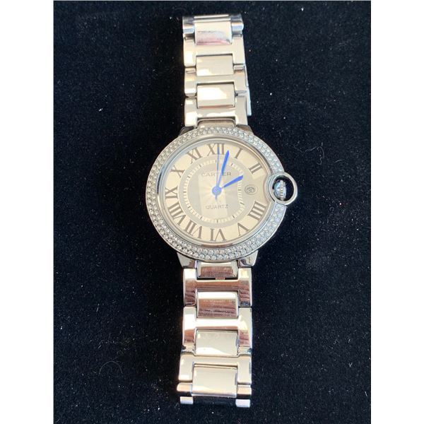 IMITATION SILVER CARTIER BALLON BLEU WATCH