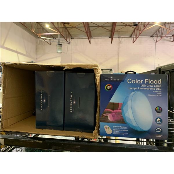 BOX OF ATMOSPHERES COLOUR FLOOD LED GLOW LAMPS