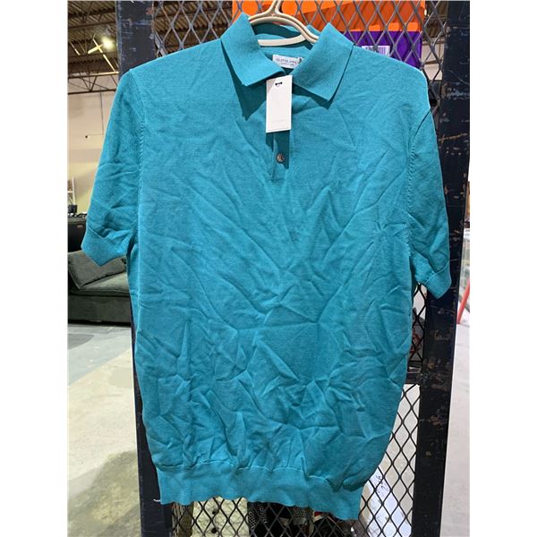 NEW WITH TAGS SUIT SUPPLY COTTON SILK POLO SHIRT SIZE XL RETAIL $99