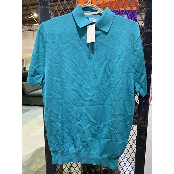 NEW WITH TAGS SUIT SUPPLY COTTON SILK POLO SHIRT SIZE XXL RETAIL $99