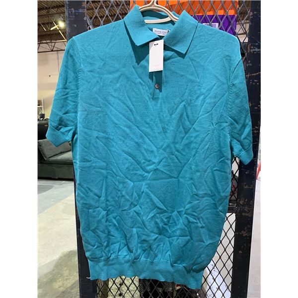 NEW WITH TAGS SUIT SUPPLY COTTON SILK POLO SHIRT SIZE XXL RETAIL $99