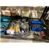 Image 3 : ASSORTED TOOLS; MAKITA SANDER, DEWALT SANDER, EXTENSION CORDS AND MORE