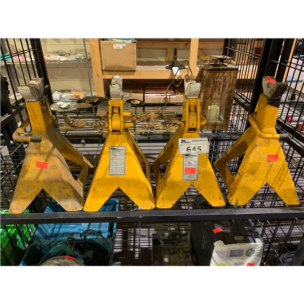 4 WILMAR 12,000LB JACK STANDS