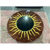 Image 1 : ROUND SUN MOTIF MIRROR 39-1/2"