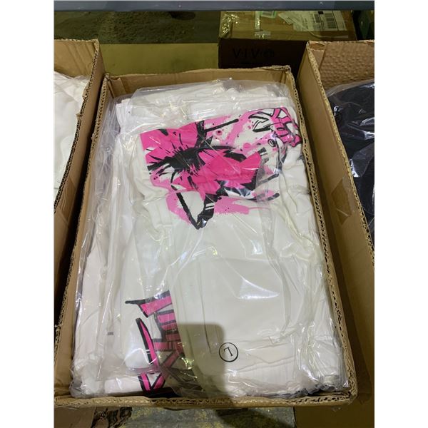 BOX OF NEW PINK ABYSS SWEATPANTS (PINK AND WHITE)