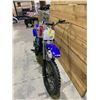 Image 3 : BLUE RPM 4 STROKE 125CC DIRT BIKE WITH DISC BRAKES, FRONT WHEEL 14" BACK WHEEL 17" *NO