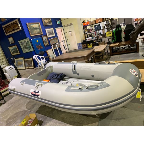 NEW 2023 GREAT PACIFIC RXK 270 9FT ROLL-UP INFLATABLE BOAT, REMOVABLE ALUMINUM FLOOR BOARDS, 4 AIR