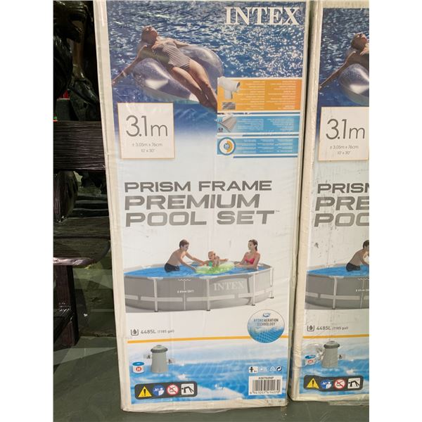 NEW IN-BOX INTEX 10 X 30 POOL WITH PUMP FILTER AND SHOCK HAZARD BREAKER