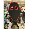 Image 3 : CLUTCH RED AND BLACK GAMING CHAIR WITH ACCESSORIES