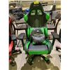 Image 1 : CLUTCH GREEN AND BLACK GAMING CHAIR WITH ACCESSORIES