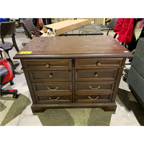 ABSOLUTE LATERAL FILE CABINET IN WALNUT APPROX 41 X 24 