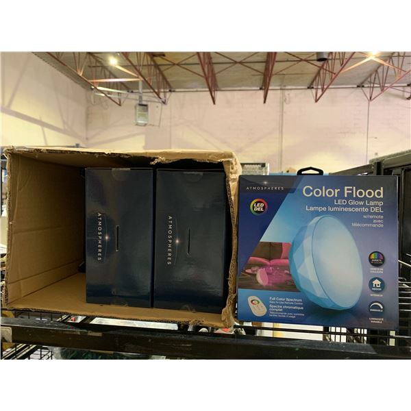 BOX OF ATMOSPHERES COLOUR FLOOD LED GLOW LAMPS