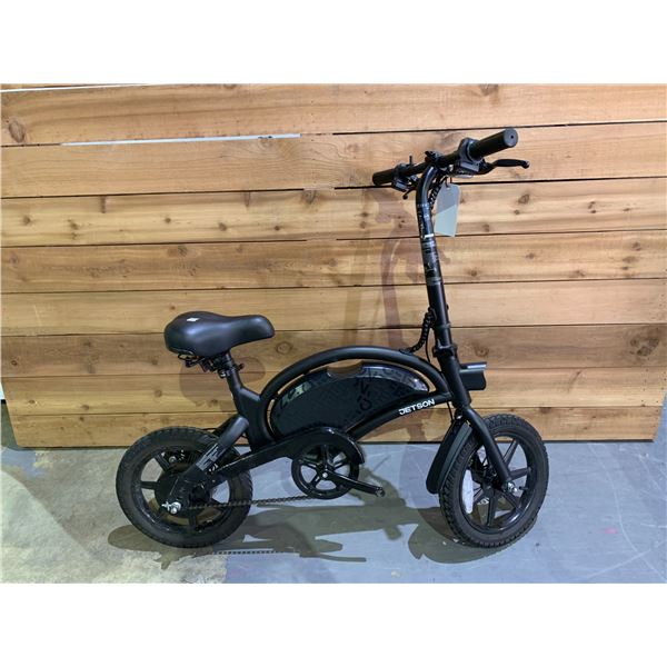 *UNKNOWN WORKING CONDITION* JETSON FOLDING E-BIKE, NO CHARGER, MISSING PEDALS