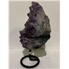 Image 2 : AMETHYST SPECIMEN ON STAND 2.60KG RETAIL $3,200