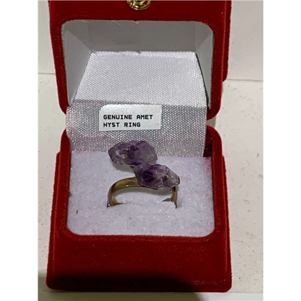 GENUINE AMETHYST RING