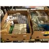 Image 2 : 3 BOXES OF ASSORTED ITEMS INCLUDING; THERMAL ROLLS, ASSORTED HARDWARE, AUTO PARTS & MORE