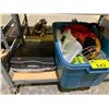 Image 2 : ASSORTED ITEMS INCLUDING; FOOT PUMP, SPRUCE PRIVACY SHELTER, CAMPING GRILL & MORE