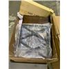 Image 2 : BOX OF METAL MOBILE CHAIR BASES & ABSOLUTE CABINET (NO HARDWARE)
