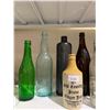 Image 2 : ASSORTED ANTIQUE GLASS BOTTLES