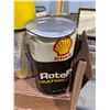 Image 2 : ASSORTED VINTAGE TINS; SHELL ROTELLA OIL, VALVOLINE ALL CLIMATE OIL AND MORE