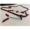 Image 2 : JAPANESE CINNABAR RED BEADS COURT NECKLACE